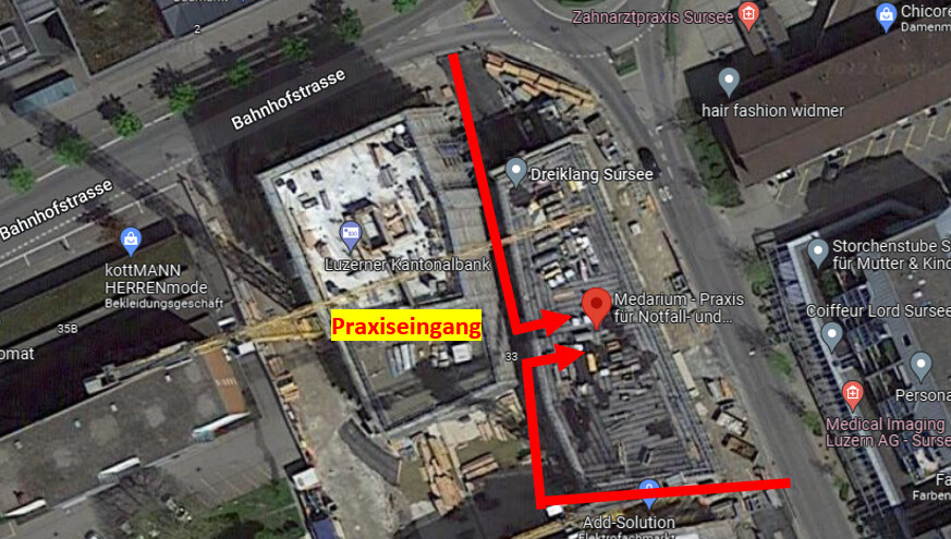 Lageplan Medarium Foto